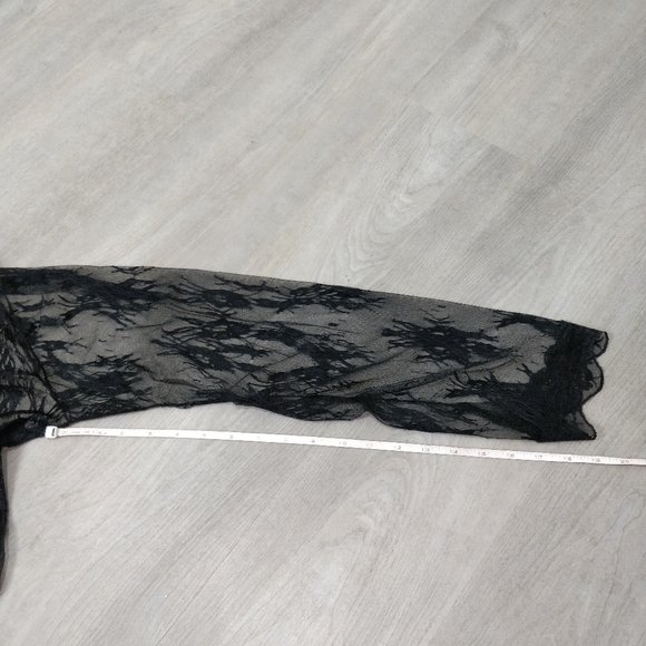 NWOT coverup soft black lace - Picture 7 of 15